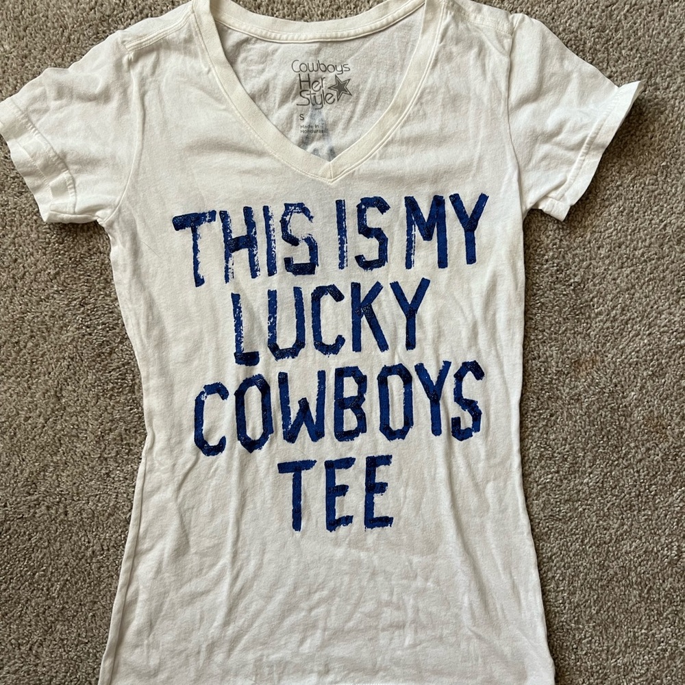 this is my lucky cowboys tee
